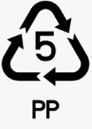 simbol reciclare PP